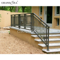 Low exterior stairs wrought iron handrail prices